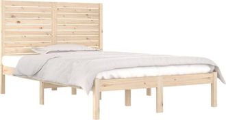vidaXL Estructura De Cama Madera Maciza 120x190 Cm Vidaxl