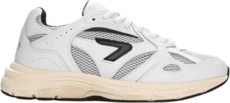 HUB Retro herensneaker Ice/White/Black - Heren - Sneakers - Wit - 45 EU - Schoenen