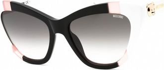 Moschino Ladies Black Cat Eye Sunglasses MOS122S