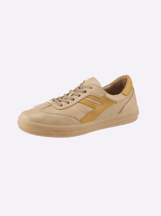 Andrea Conti Sneaker ANDREA CONTI, Damen, Gr. 36, braun (camel, gelb), Glattleder, Leder, Rindsleder, Schuhe Sneaker