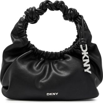 DKNY Pia Grained Leather Cross-body bag - Black - One Size