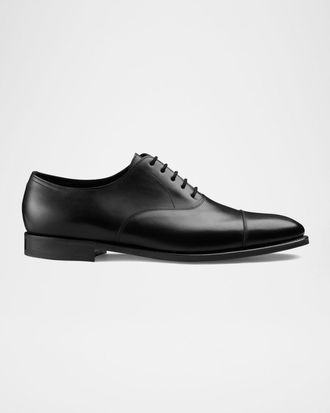 John Lobb Men & apos;s City II Cap Toe Leather Oxfords
