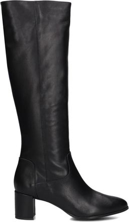 Notre-V Elegante zwarte hoge hak laarzen - Dames - Laarzen met Hak - Zwart - 42 EU - Wol - Schoenen