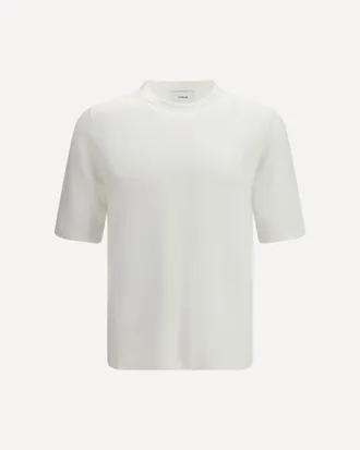 Lardini Linen and cotton knit T-shirt Male S