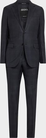 Ermenegildo Zegna Men & apos;s 15milmil15 Wool Tonal Plaid Two-Piece Suit