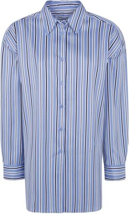 Frankie Shop Oana Katoenen Gewatteerd Shirt - Dames - Overhemden - Veelkleurig - XS - Katoen - Overhemden