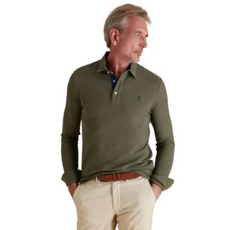 Vicomte A Petersham Polo - Heren - Tops - Groen - Maat: 2XL Katoen