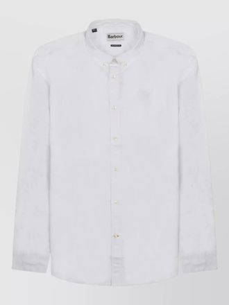 Barbour long sleeve shirt button down collar