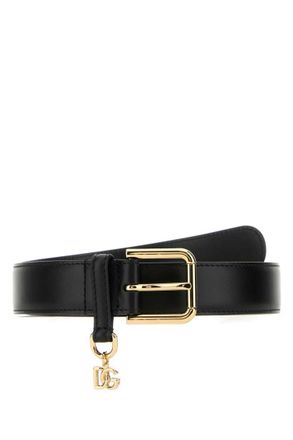 Dolce & Gabbana Black leather belt