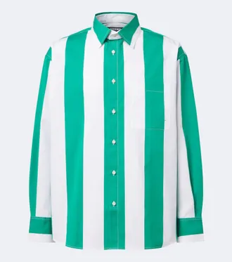 Jacquemus Camargue striped cotton poplin shirt