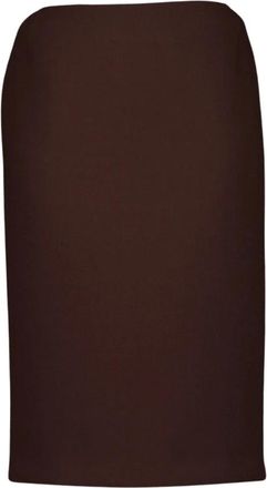 Miu Miu Dames, Rokken, Bruin, Maat: XS Wol
