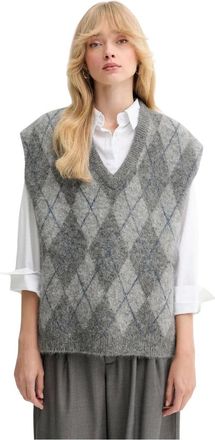 Gestuz Donna, Maglie, Grigio, S, new
