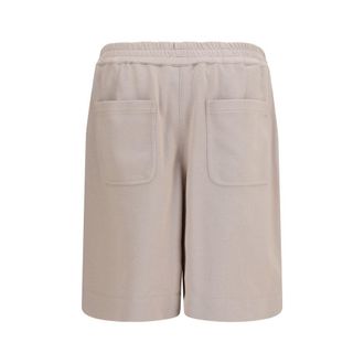 Brunello Cucinelli Womens Beige Cotton Bermuda Shorts