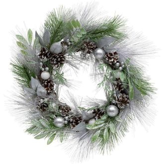 F&eacute;&eacute;ric Lights & Christmas Guirnalda De Bolas Y Pi&ntilde;as D.50cm Esmerilada - Feeric Lights & Christmas