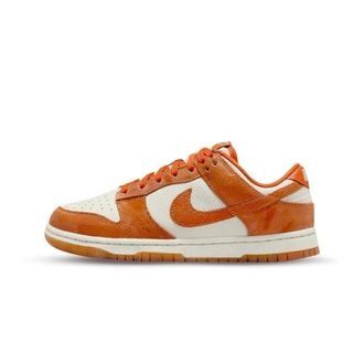 Nike Fitness, Dames, Oranje, 44 EU, Leer, Dunk Low Cracked Orange