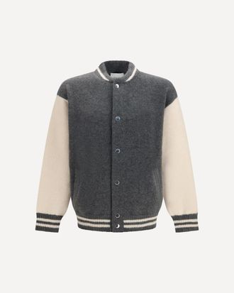 Laneus Cashmere and silk Bomber Male 48
