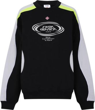 Casablanca Sports Top - Dames - Sweatshirts - Zwart - S - Polyester - Hoodies & sweatvesten