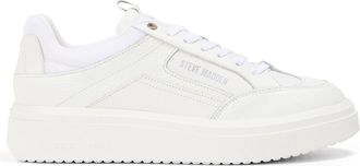 Steve Madden Mens Orlando in White/White - Size UK 6