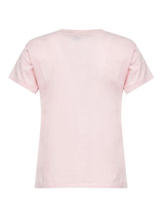 Polo Ralph Lauren Womens Classic-Fit Crewneck T-Shirt Pink Sand Cotton T-Shirts & Jerseys