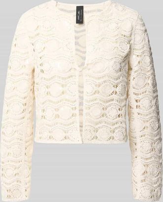 Marc Cain Blazer aus H&auml;kelspitze mit Knopfverschluss in Sand, Gr&ouml;&szlig;e 42