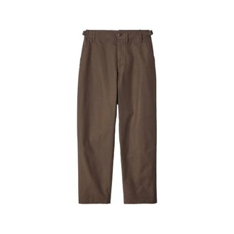 Christophe Lemaire Pantalones de corte c&oacute;nico - Trousers - Hombre - Marr&oacute;n - XL