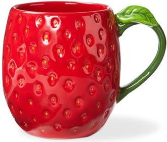 Tag Strawberry Sculpted Mug Red Multi Earthenware Summer at Nordstrom
