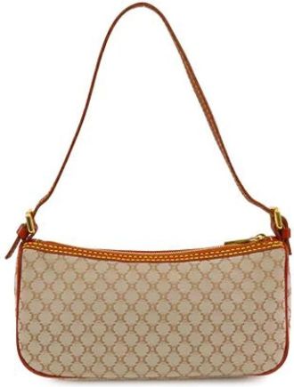Celine Pre-owned Canvas Shoulder Bag - Dames - Vintage Schoudertas - Beige - ONE Size - Leer - Vintage