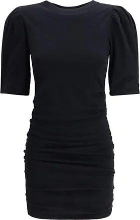 Isabel Marant Womens Mini Dress Stretch Cotton - Black