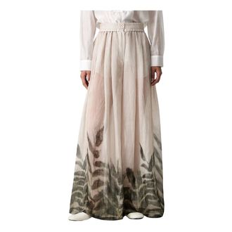 Vicolo Broeken, Dames, Beige, M, Nylon, Palazzo Broek