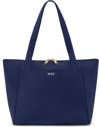 Tumi Small Voyageur Just In Case Nylon Tote in Indigo/Light Gold at Nordstrom