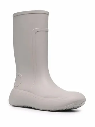 Ferragamo Gancini-Detail Rain Boot - Gray