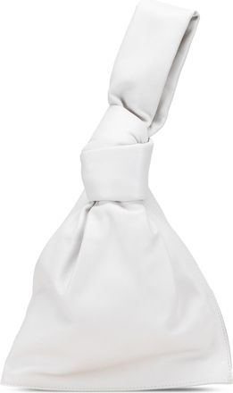Bottega Veneta Pre-owned Womens The Twist Evening Bag - White Leather - One Size