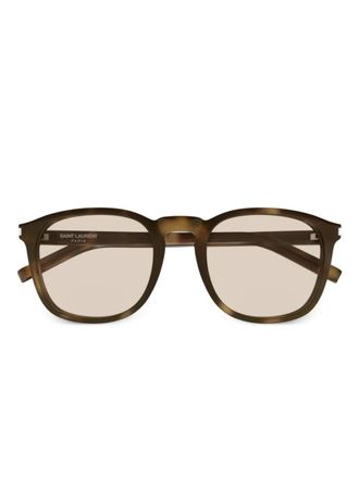 Saint Laurent Eyewear SL 818 tortoiseshell sunglasses - Brown