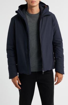 Save The Duck Sabal Water Resistant Hooded Jacket in Blue Black at Nordstrom Rack, Size Small