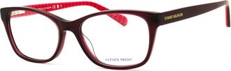 Tommy Hilfiger TH 2008 0WA6 00 Burgundy Pattern Red 52mm