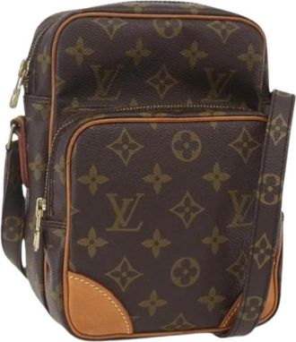 Louis Vuitton Pre-owned Vintage Crossbody Tas - Dames - Vintage Schoudertas - Bruin - ONE Size - Leer - Vintage