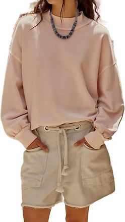 Free People Moxie Denim Shorts In Bleached