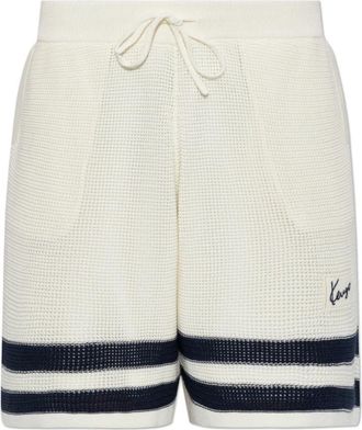 Kenzo Shorts van Mesh - Heren - Korte Broeken - Beige - S - Katoen - Korte Broeken
