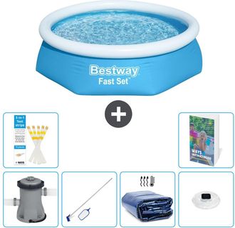 Bestway Piscina Bestway Fast Set Redonda - 244x61 Cm - 7-piezas S305