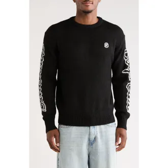 Billionaire Boys Club Script Sweater in Black at Nordstrom Rack, Size Xxx-Large