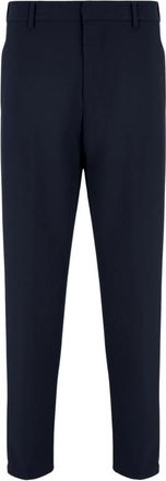 Emporio Armani Broek - Heren - Nette broeken - Blauw - L - Broeken
