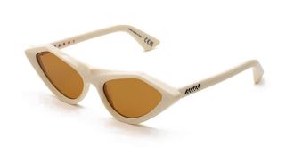 Marni Tikbarri Cream 9G3 Mens Sunglasses White Size 56