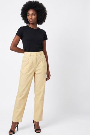 Brunello Cucinelli Cotton Trousers - Yellow