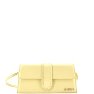 Jacquemus Le Bambino Top Handle Flap Bag Leather Long