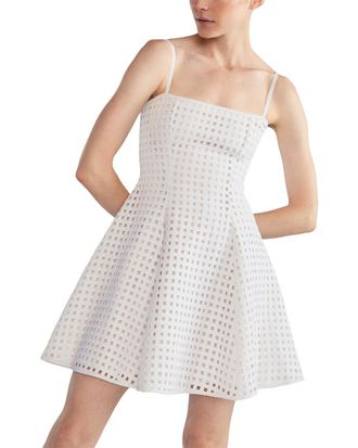Cynthia Rowley Birdcage Linen Mini Dress