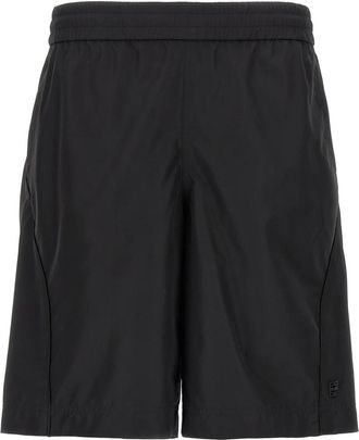 Givenchy Bermuda Shorts met 4G-detail - Heren - Korte Broeken - Zwart - M - Leer - Korte Broeken