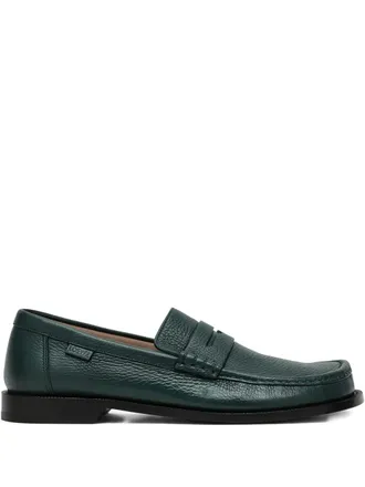 Loewe Mocassini penny Campo in pelle - Verde