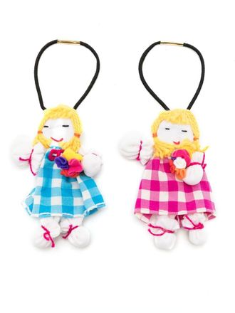 Amir Slama doll-appliqu&eacute; hair tie - Pink