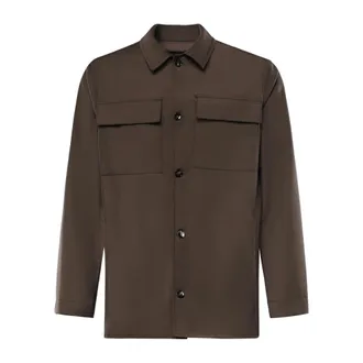 Michael Coal Light Jackets, male, Brown, Size: XL Field Jacket 2 TK