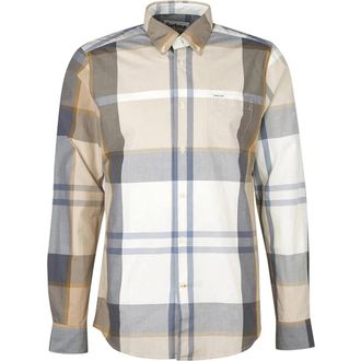 Barbour Geruite Harris Overhemd - Heren - Casual Overhemden - Beige - S - Katoen - Overhemden